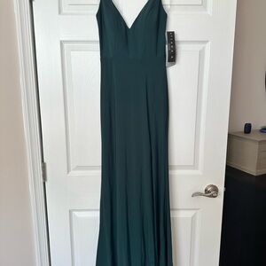 Nordstrom Forest Green Dress XS